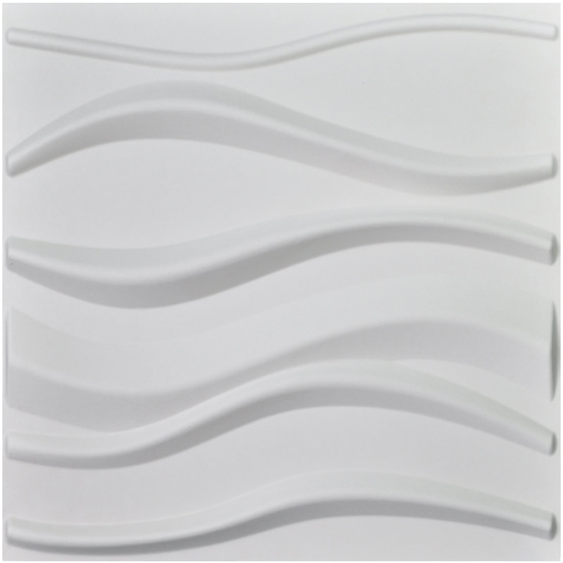 A21031WT12 - Decorative 3D Wavy Wall Panels, 19.7