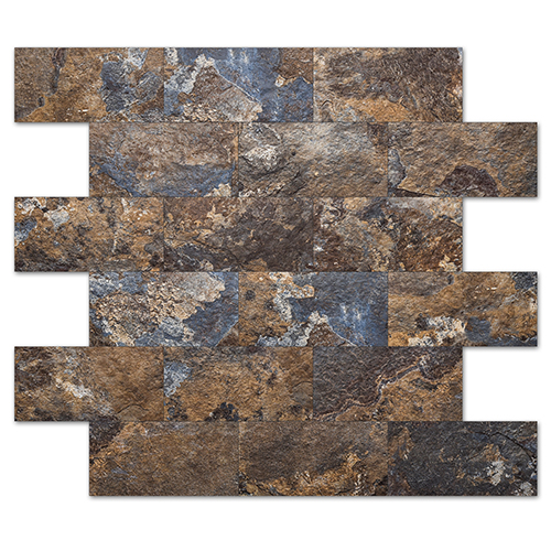 Art3d Peel and Stick Tile Metal Backsplash for Kitchen, Silver Set of 10